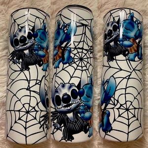 Stitch X Nightmare before Christmas Tumbler- 20oz